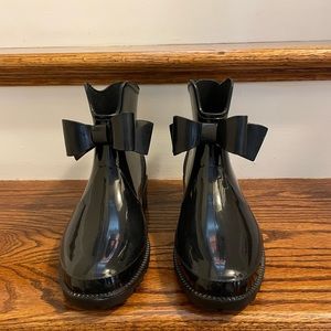 Black Rain Booties